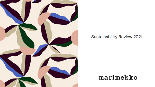 Sustainability Review 2021 – Marimekko as a company | We as a company